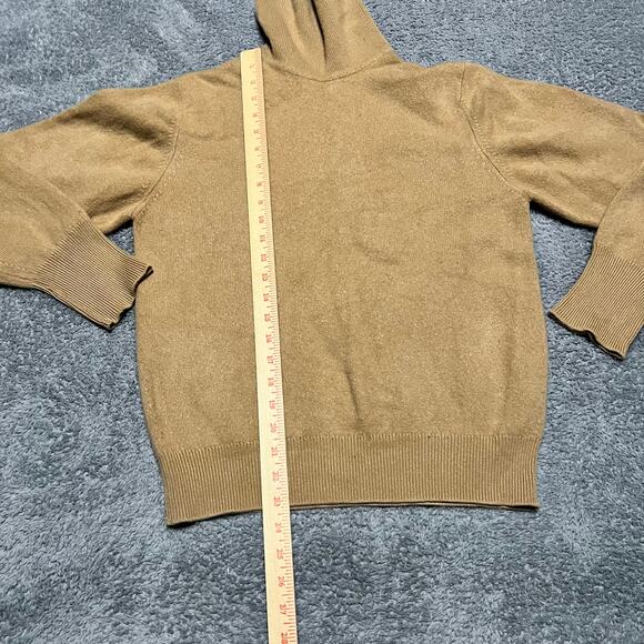 Royal Castle Sweater Womens 42 Large ? Tan Cashmere Turtleneck - Picture 5 of 7